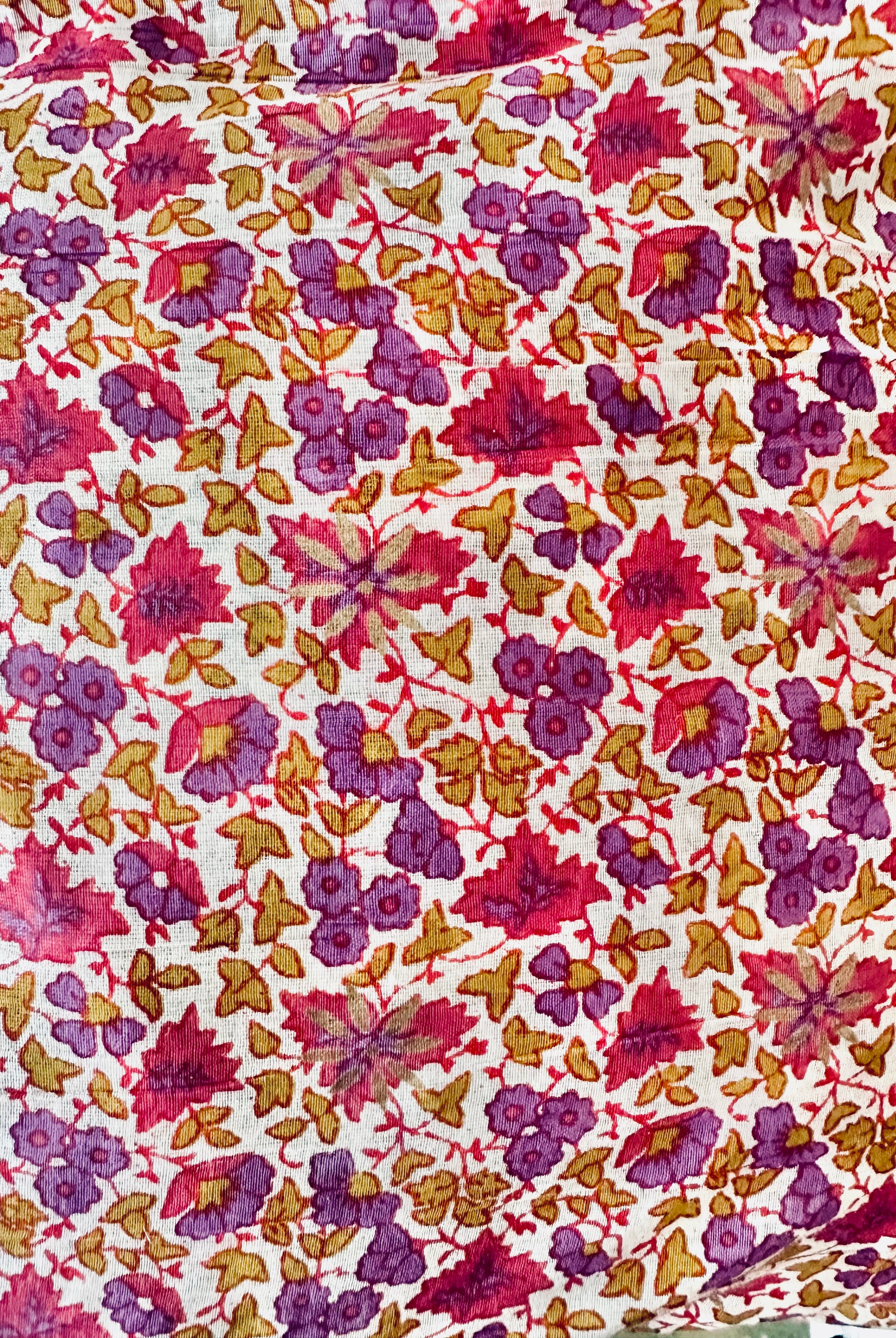 Naomi Printed Maxi Wrap Dress Long Sleeves Pink