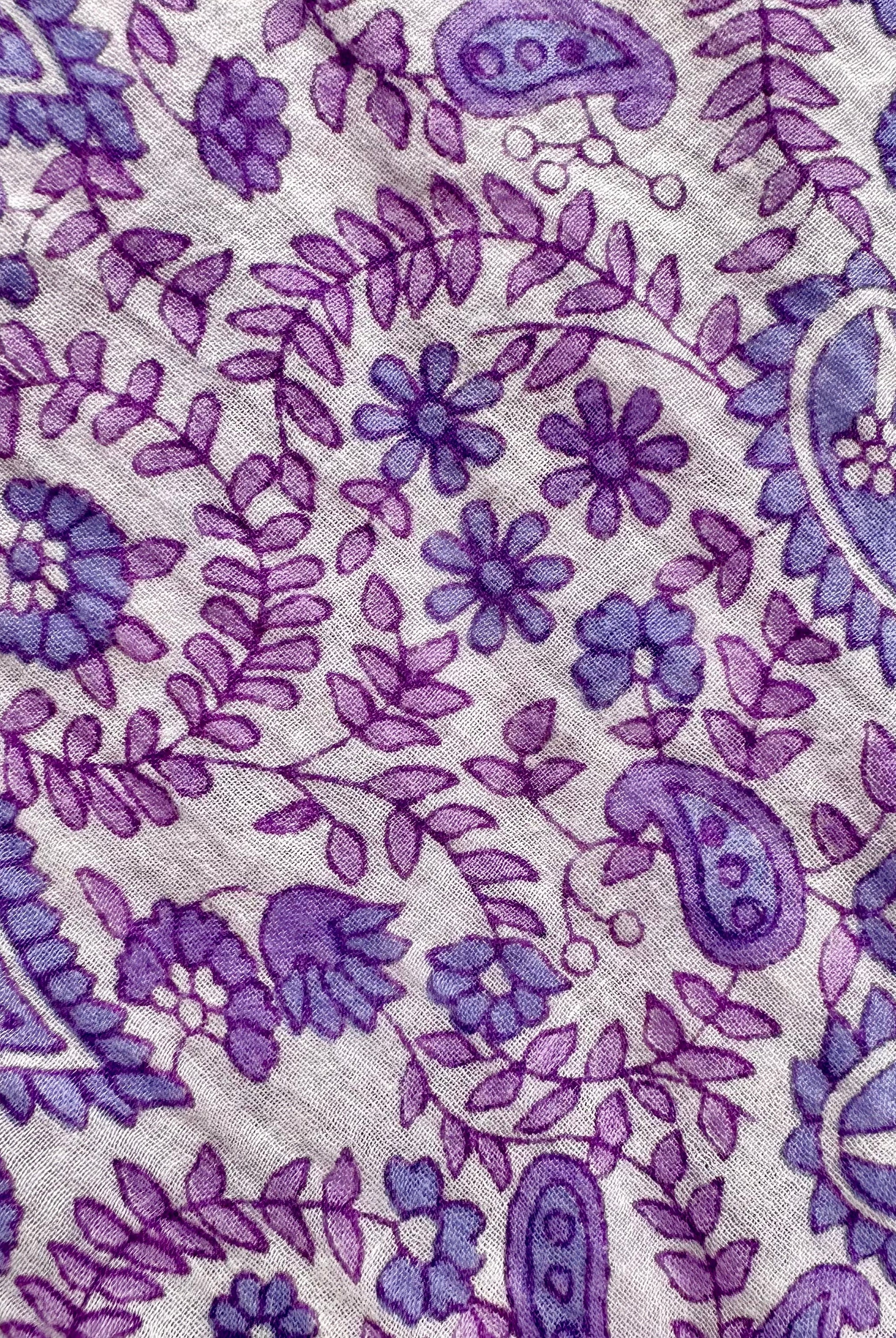 Betsy Printed Maxi Tank Dress Lavender