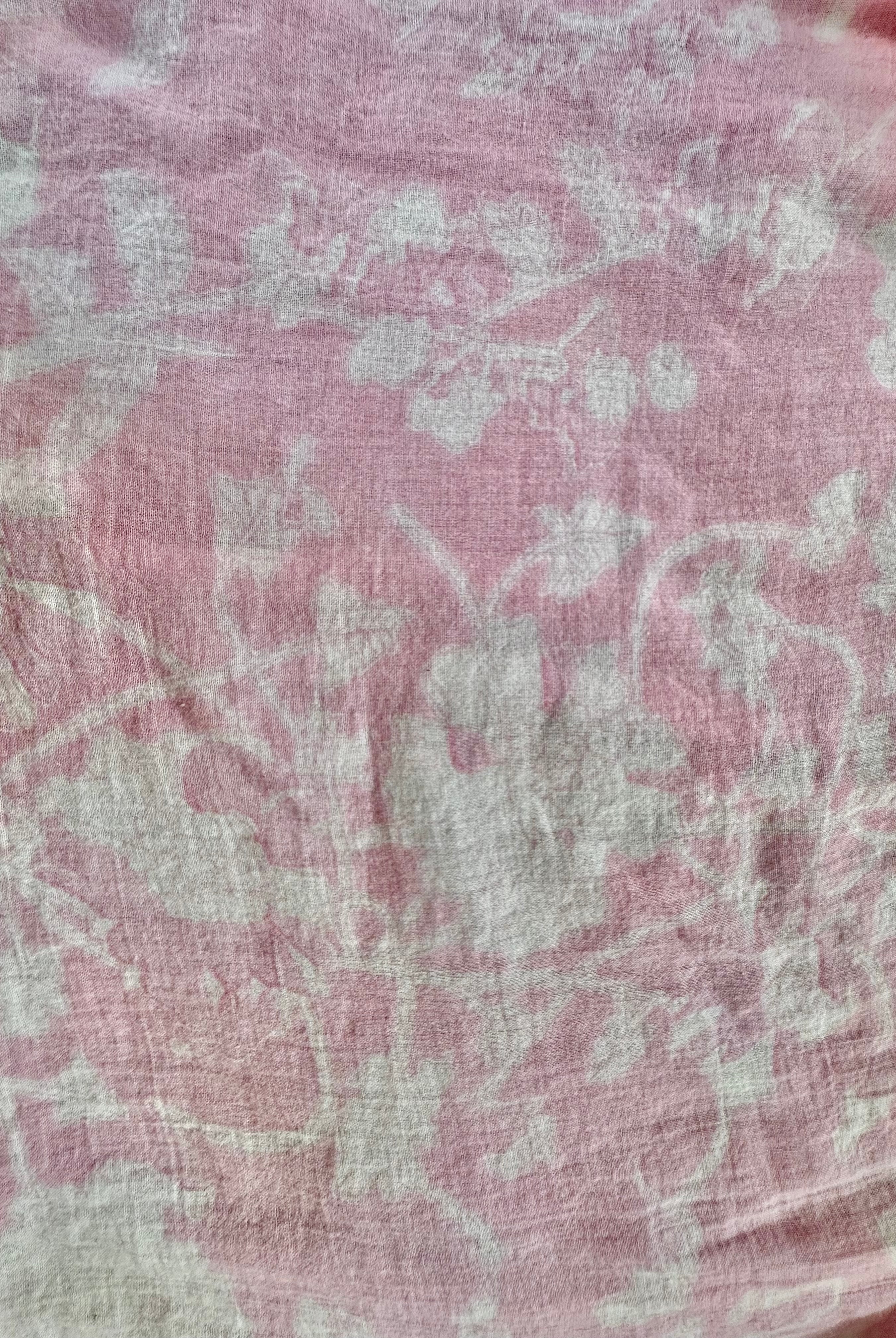 Kayla Printed Long Dress Coral