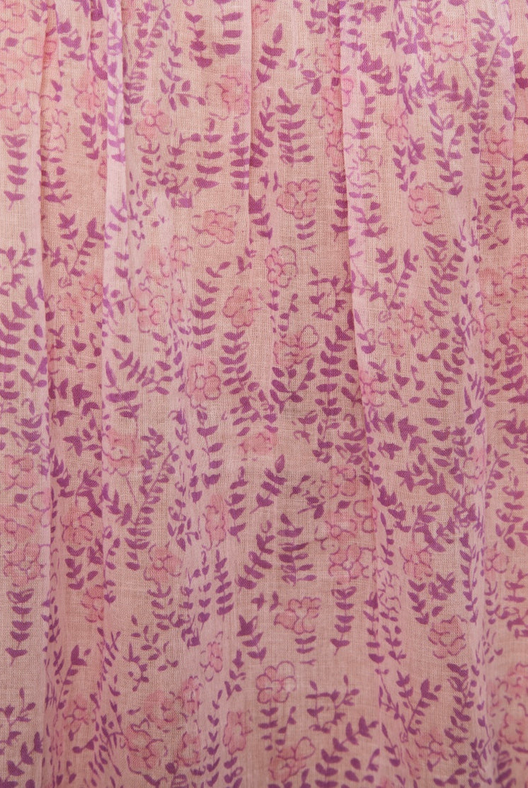 Kayla Printed Midi Dress Pink