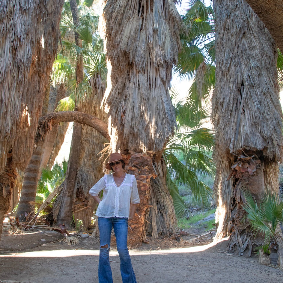 Kelly Blouse Short Sleeves With Lace Natural