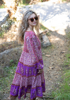 Marilou Printed Dress Long Sleeves Pink