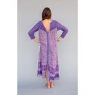 Venice Beach Printed Maxi Dress or Duster Purple - Blue Boheme