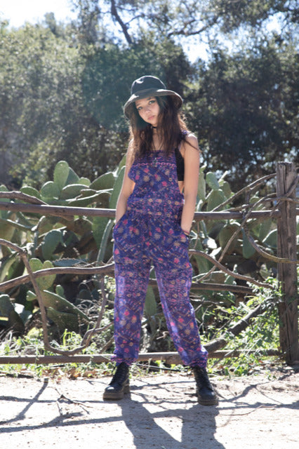 Marley Printed Jumpsuit Indigo