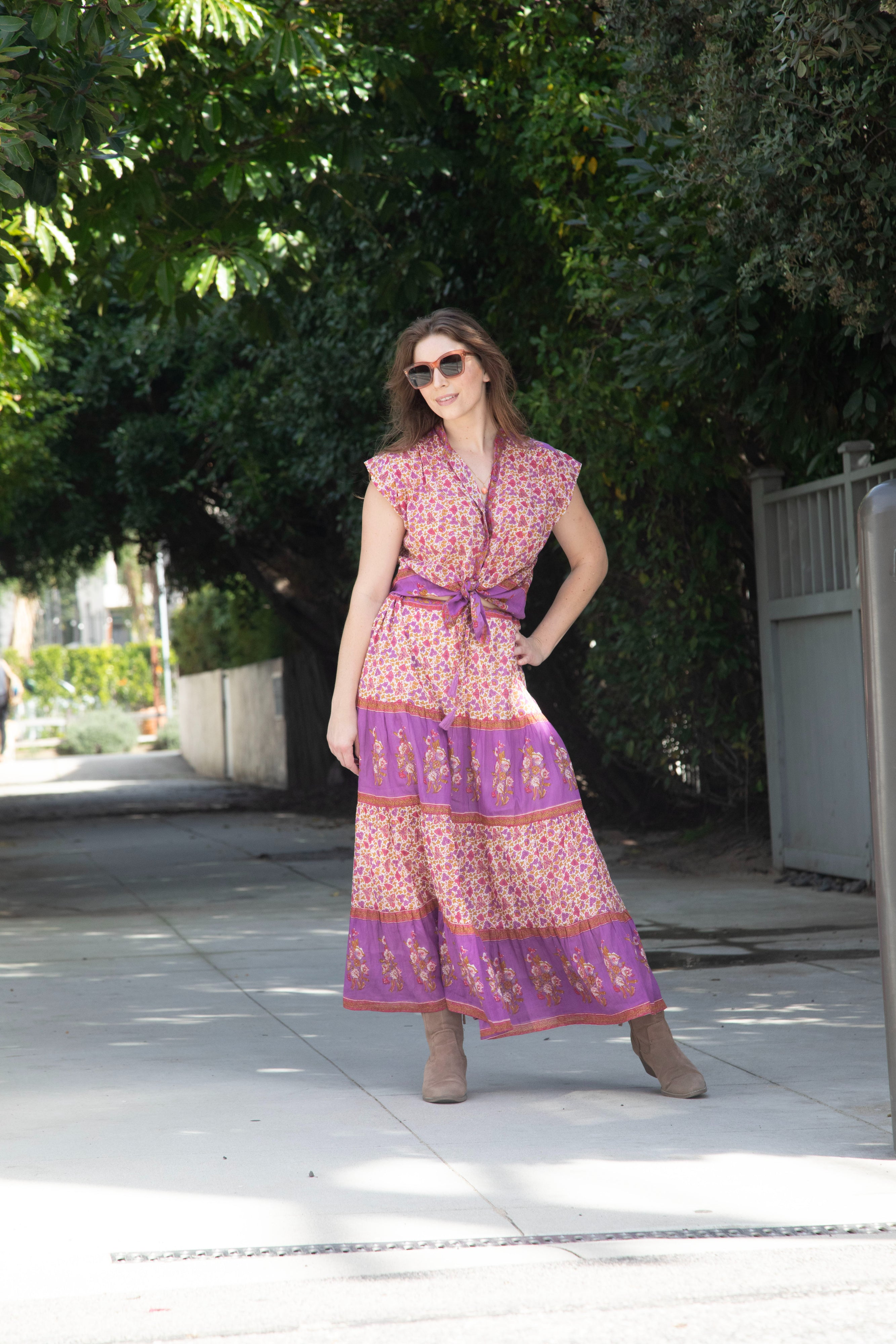 Breezy Boho Vibes: Embracing Spring with Colorful Prints