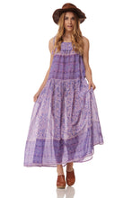 Betsy Printed Maxi Dress Lavender - Blue Boheme