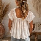 Noah Short Sleeves Blouse Natural