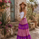 Marilou Printed Maxi Skirt Pink