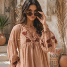 Jamie Embroidered Tunic Mocha