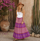 Marilou Printed Maxi Skirt Pink
