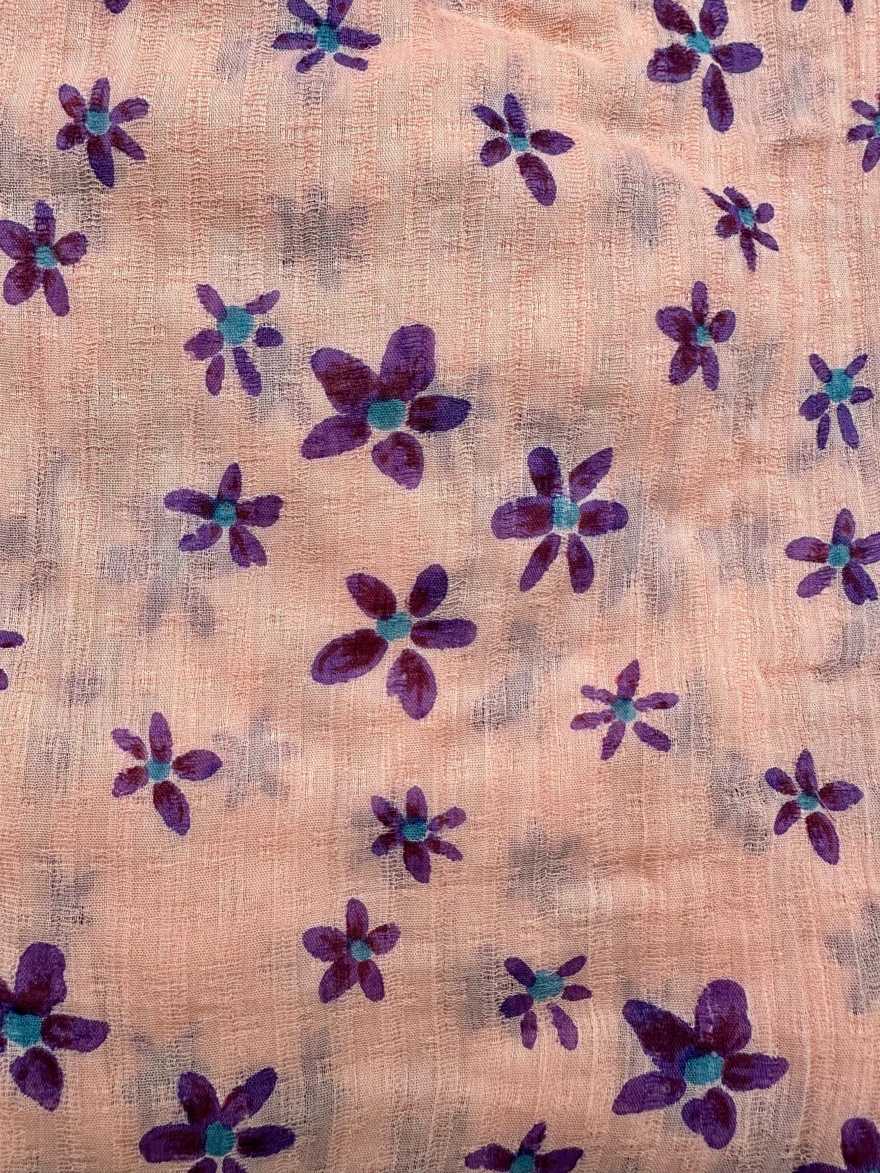 Marisa Printed Midi Dress Coral