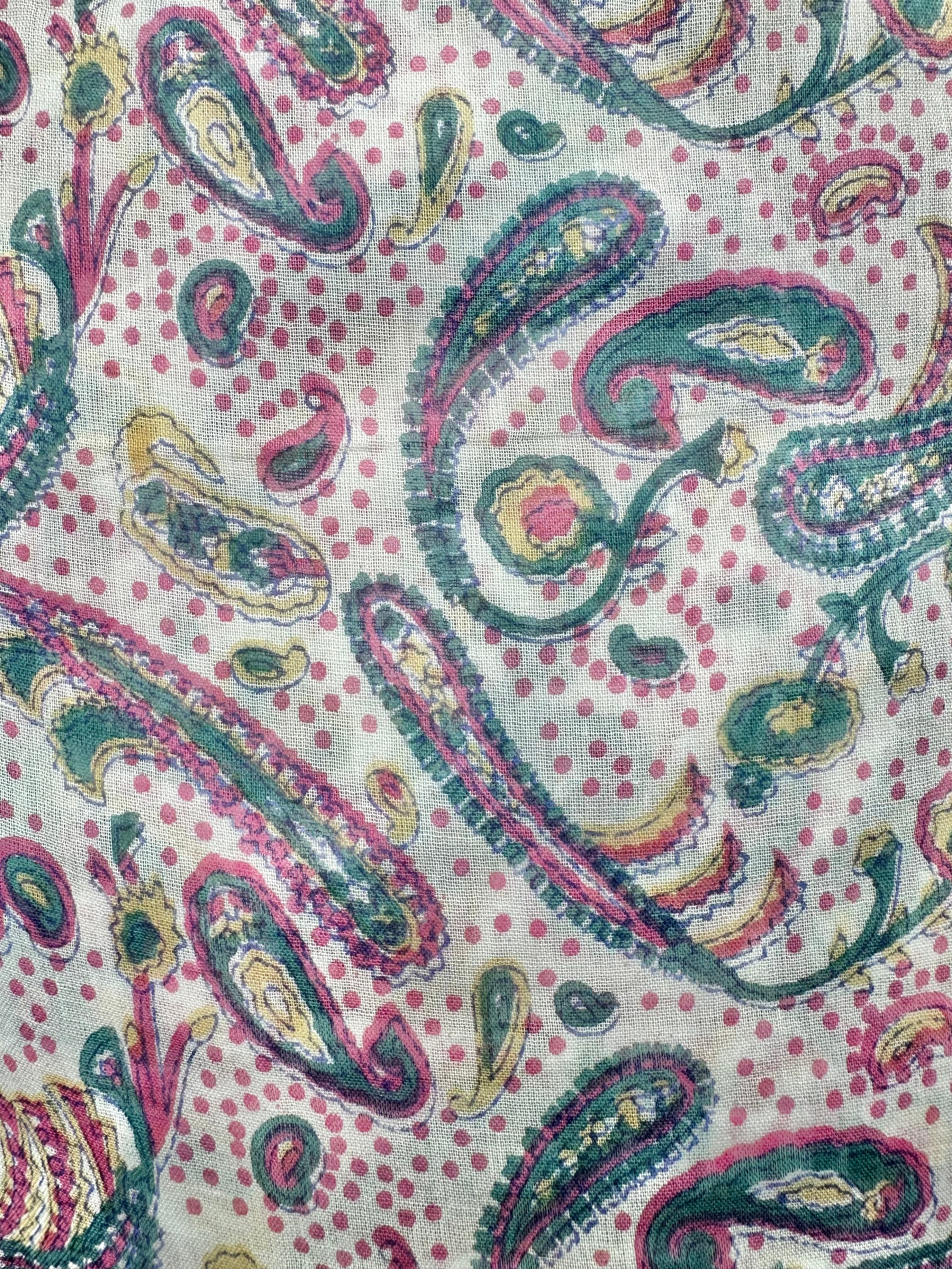 Petal Printed Long Dress Teal