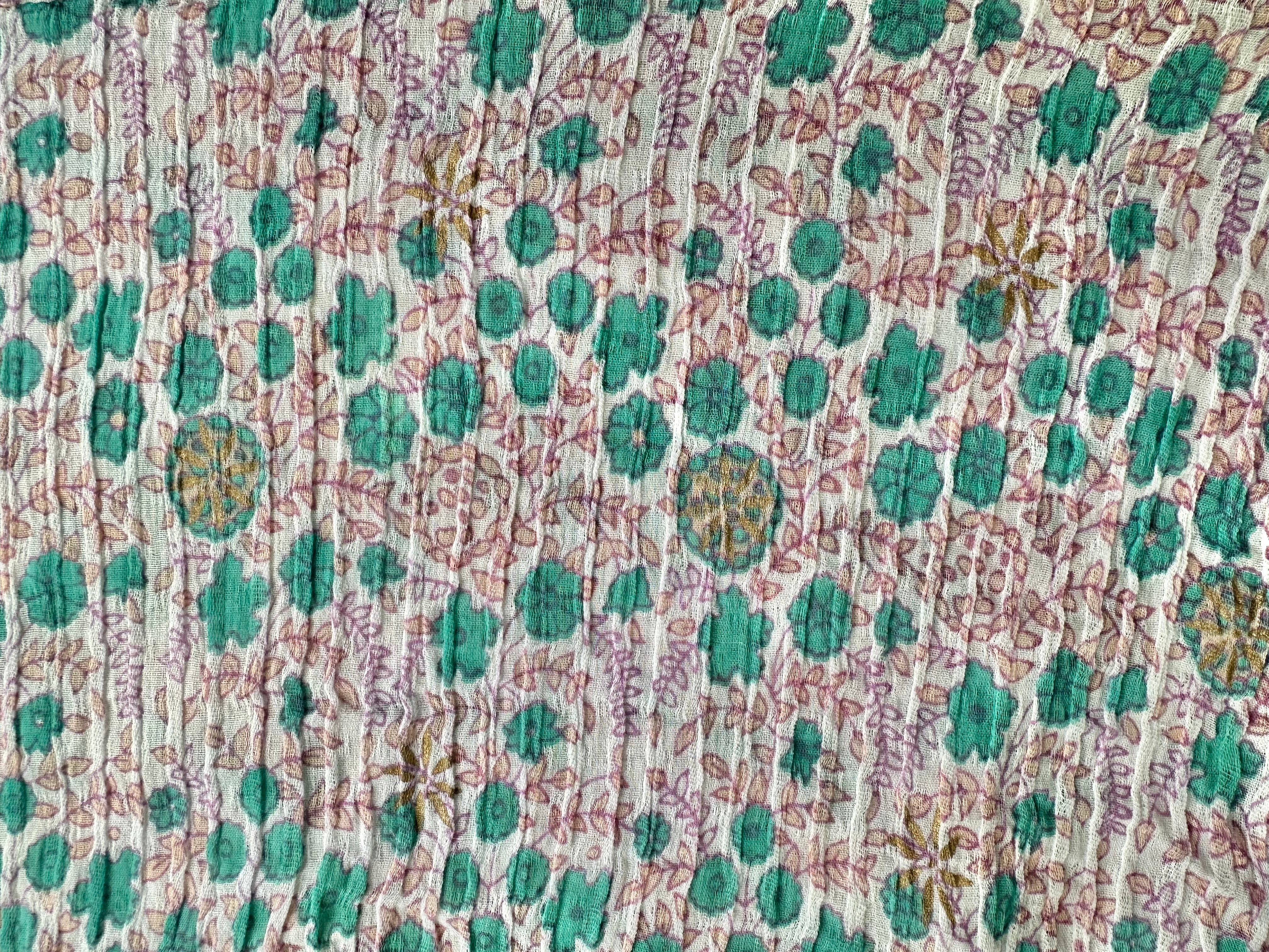 Ginger Printed Blouse Long Sleeves Peach