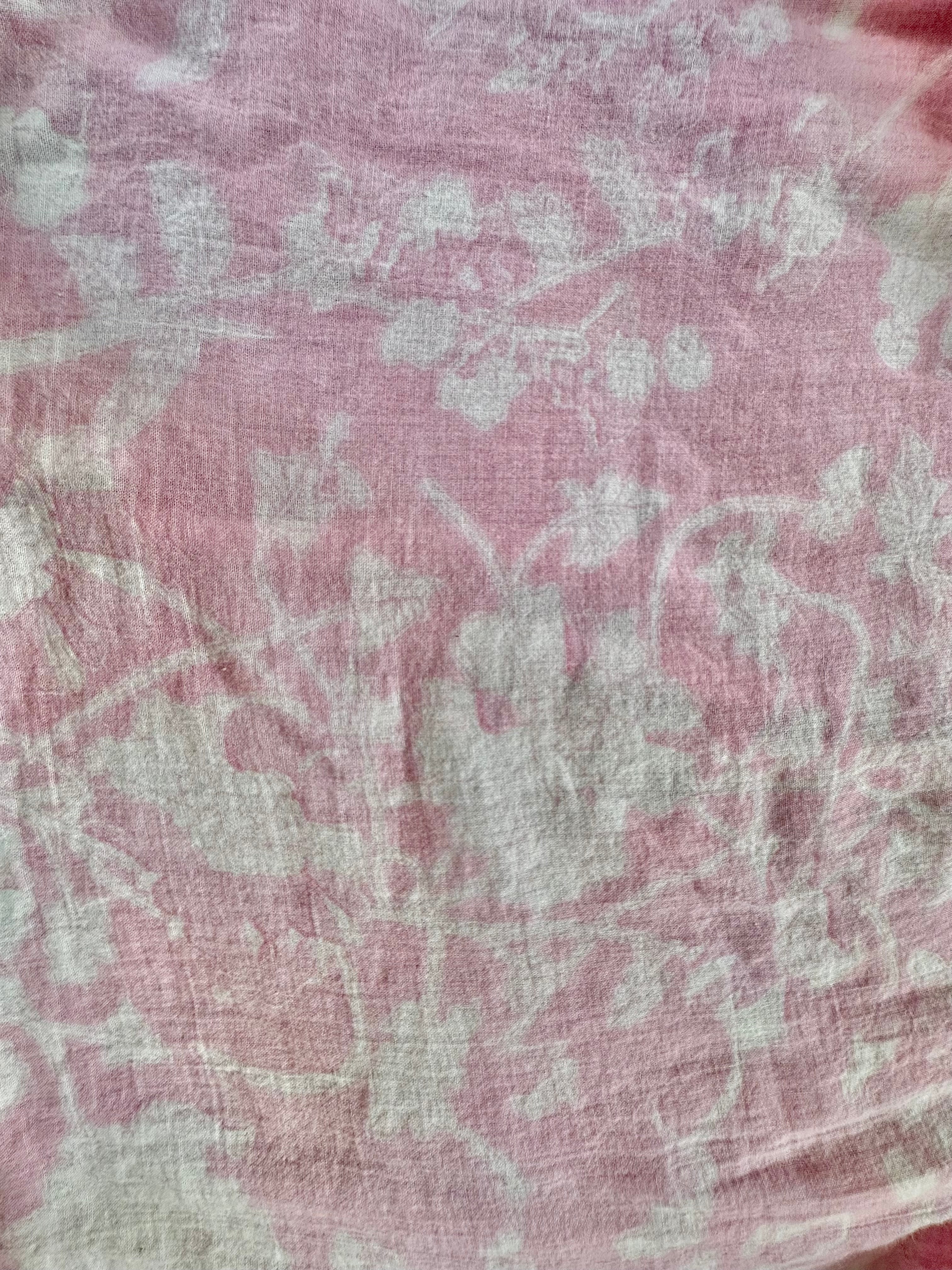 Kayla Printed Long Dress Coral