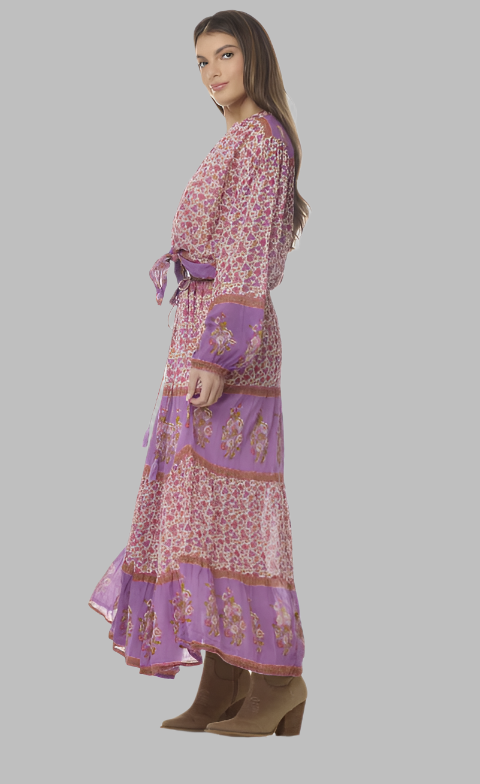 Marilou Printed Maxi Skirt Pink
