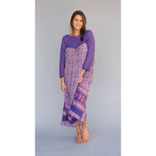 Venice Beach Printed Maxi Dress or Duster Purple - Blue Boheme