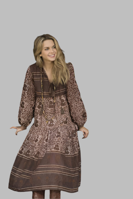 BLUE BOHEME　ブルーボヘム　エスニック　ブラウス　インド製　ブラウン Items On Sale – Blue Boheme