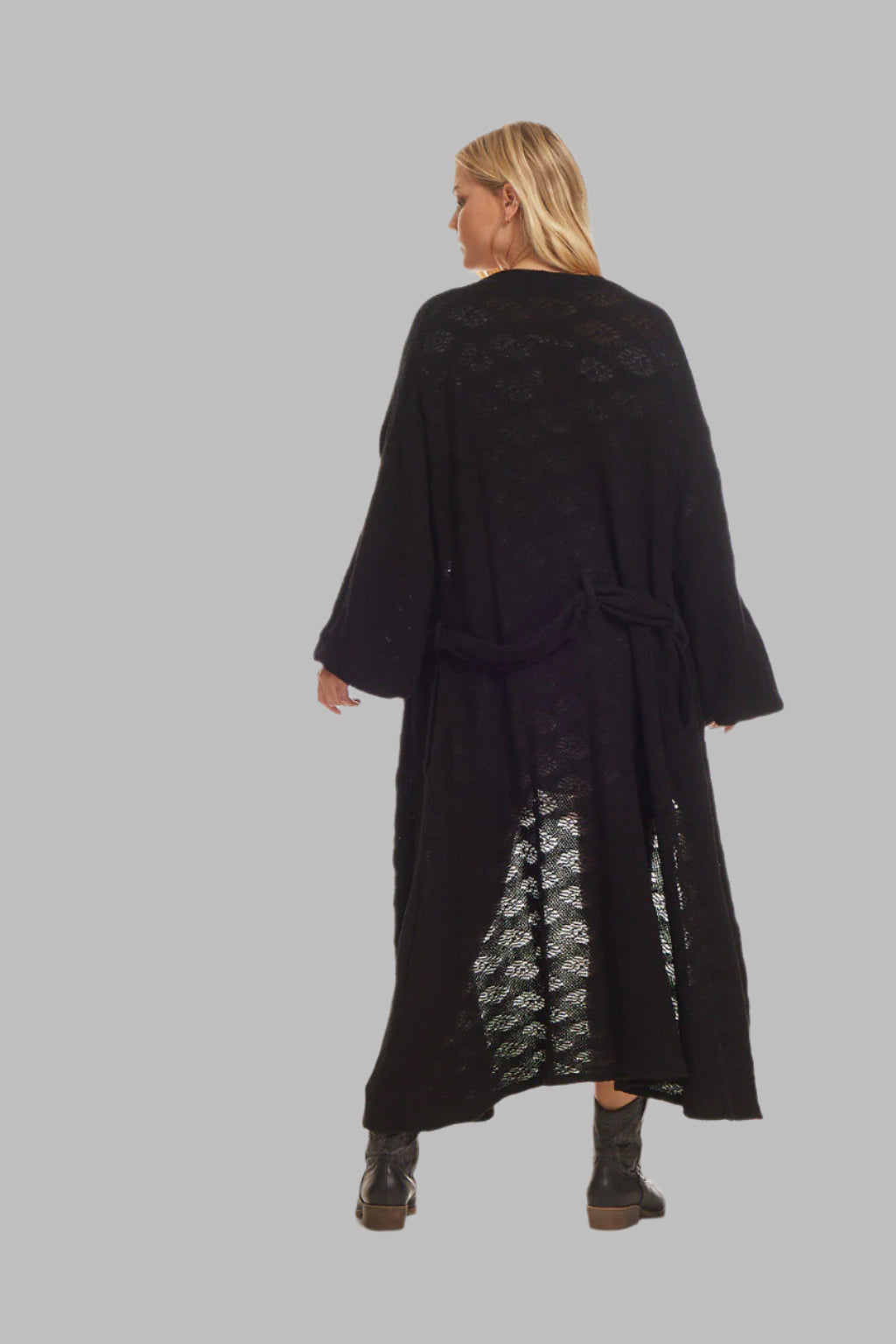 Lauren Maxi Cardigan Grey